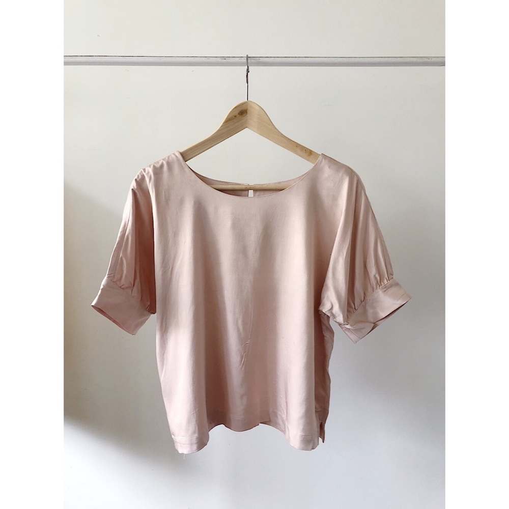 Nude pink blouse